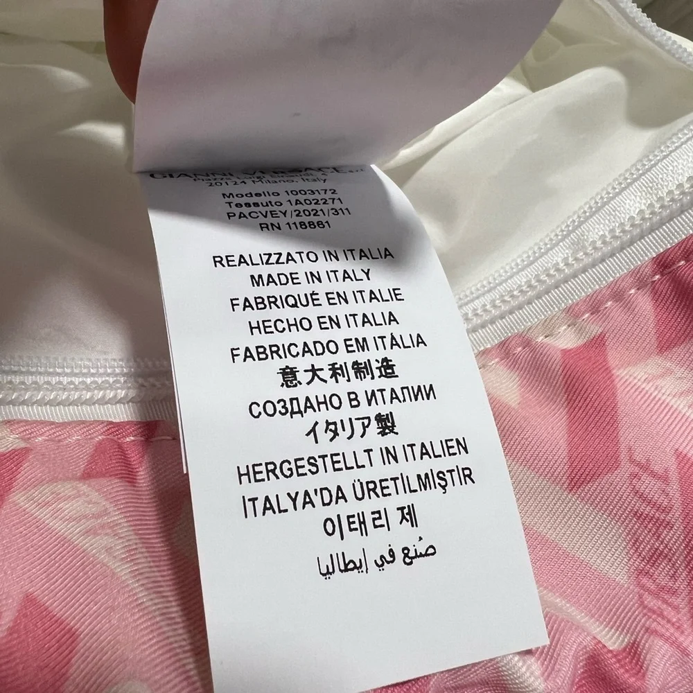 Versace Baby Diaper Shoulder Bag Pink